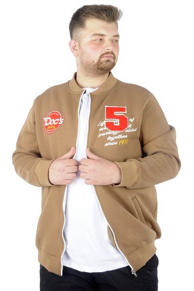 ModeXL Mode Xl Ανδρικά κολεγιακά παλτό Doc's Five 22606 Sütlükkahve
