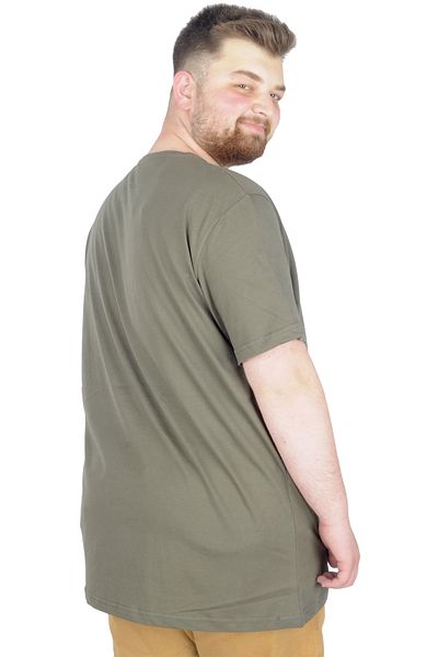 ModeXL Mode Xl Μπλουζάκι μεγάλου μεγέθους Bis Collar Paradise 22199 Χακί