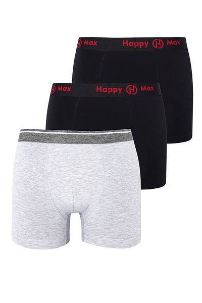 Miss Blue Moon Ανδρικά Boxers Cotton Colorful Premium 3 Pack 4000-2
