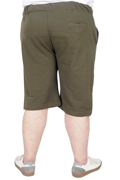 ModeXL Великий розмір Модель XL Straight Капрі - Recycle Basic B20506 Хакі