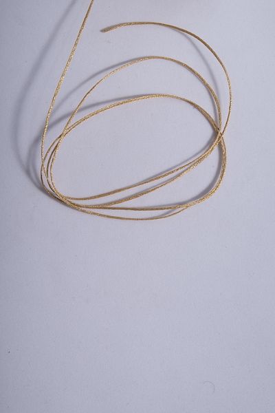 Eskişehir hobi sanat Κολιέ με κερωμένο σχοινί 3 μέτρα 1 mm - Σχεδιασμός κορδόνι βραχιόλι