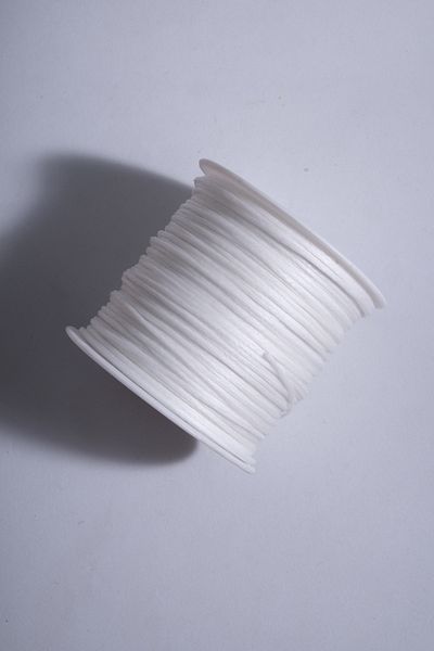 Eskişehir hobi sanat Snow White 1.0 Mm 100 Meters Waxed Thread Saddler Leather Sewing Thread Necklace Jewelry Design Bracelet Thread