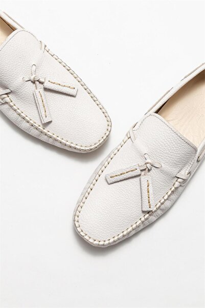 Elle Shoes Μπεζ Δερμάτινα Ανδρικά Casual Παπούτσια