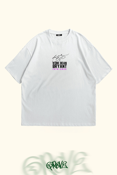 Grove Fashion Kobe Signature Printed Unisex Oversize T-shirt