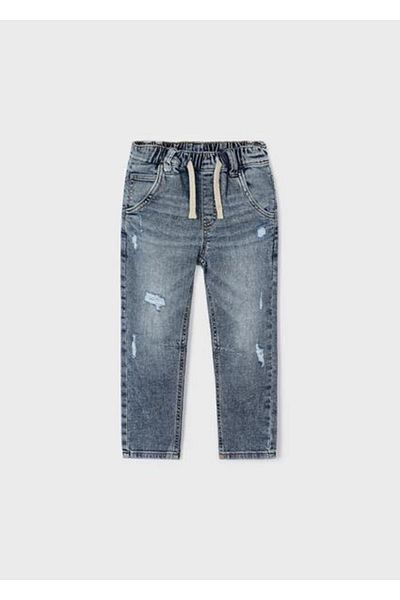 MAYORAL Boys' Navy Blue Denim Trousers