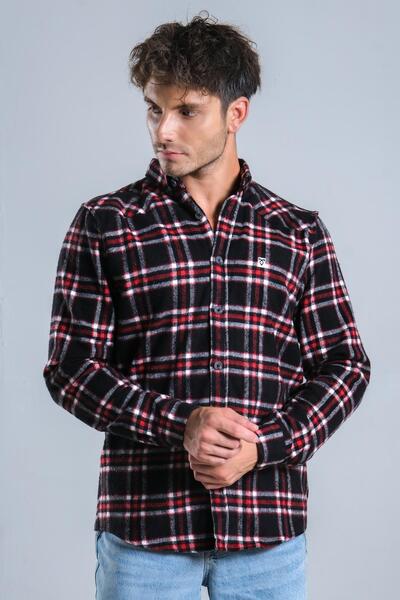 Stilkombin Checkered Winter Lumberjack Shirt MAR 4161