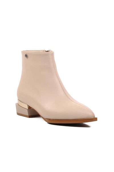 Pierre Cardin PC-52720 Γυναικείες Μπότες Cream Fleece Inside