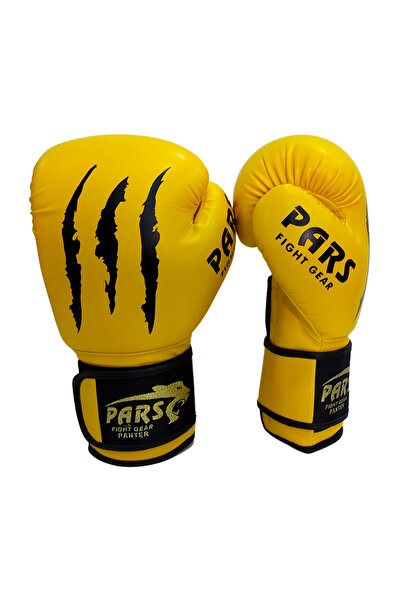 Pars Panther Boxing Kick Boxing Muay Thai Gloves Yellow