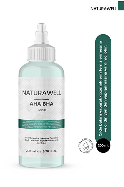Naturawell Aha Bha Tonik 200 ml Glycolic Acid 5%