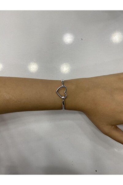 My Story Moments Kalp Kilit Gümüş Charm Bileklik