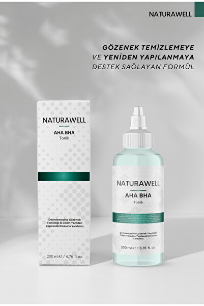 Naturawell Aha Bha Tonik 200 ml Glycolic Acid 5%