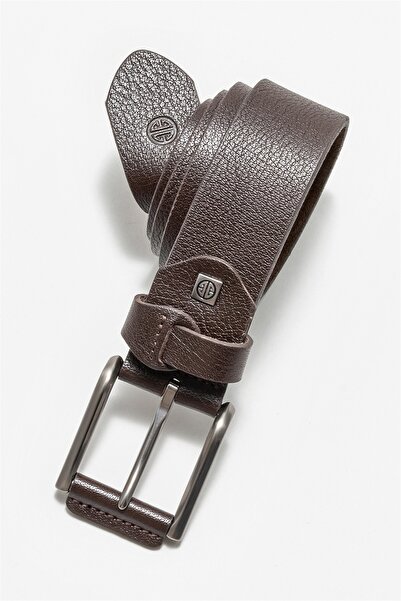 Elle Shoes Kahve Deri Erkek Kemer