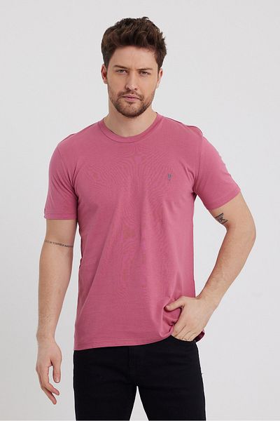 COMBİNE MİCHAİL Tricou cu mânecă scurtă din bumbac 100%, slim fit, pentru bărbați
