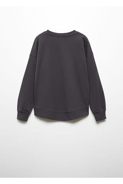 MANGO Kids Black Sweatshirt for Children