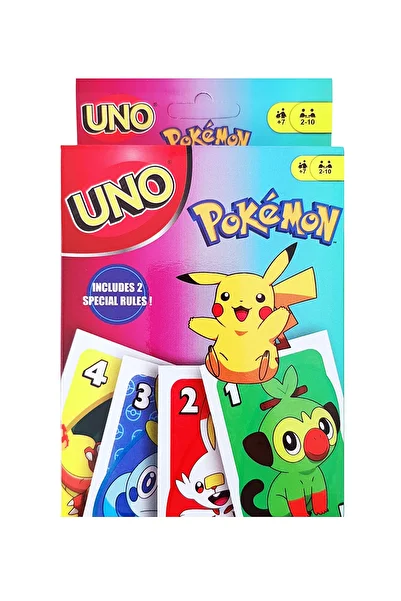 POPKONSOL Uno Game Card Pokemon Series Special Cards