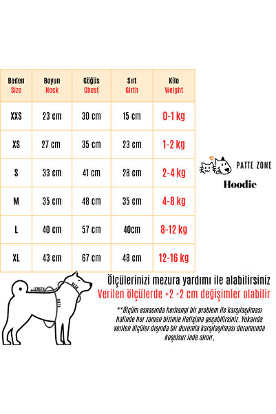 Patte Zone Fox Cinnamon -Kanguru Cepli Kedi-Köpek Polar Hoodie Sweatshirt