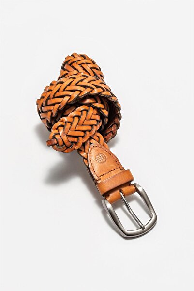 Elle Shoes Taba Deri Erkek Kemer