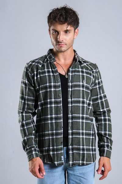 Stilkombin Checkered Winter Lumberjack Shirt MAR 4161-40244