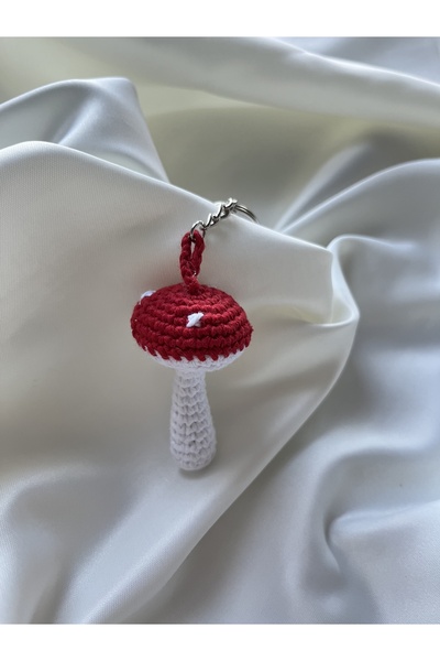 Amigurumi Mantar Anahtarlık