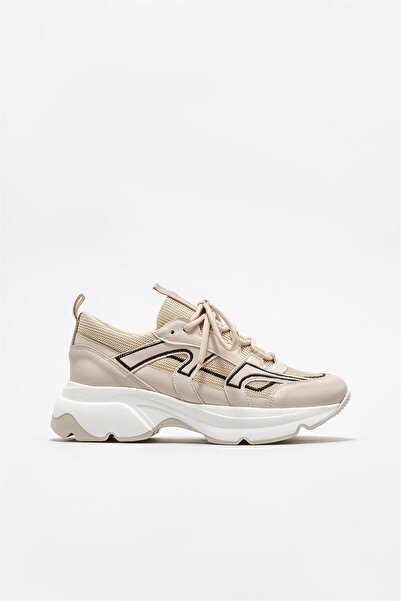 Elle Shoes Γυναικεία Sneakers - Μπεζ