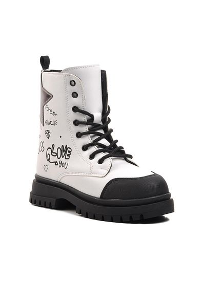 pepino Μπότες για κορίτσια 1566-f Model White Fleece