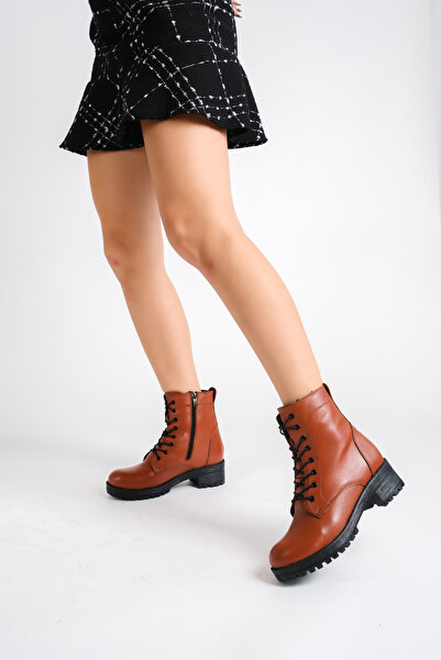 Deri Expres Γυναικεία καθημερινά μποτάκια από γνήσιο δέρμα KCM-0035