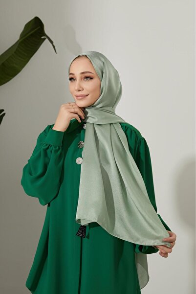 Ahel Tasarım Janjan Şal - Mint Yeşil