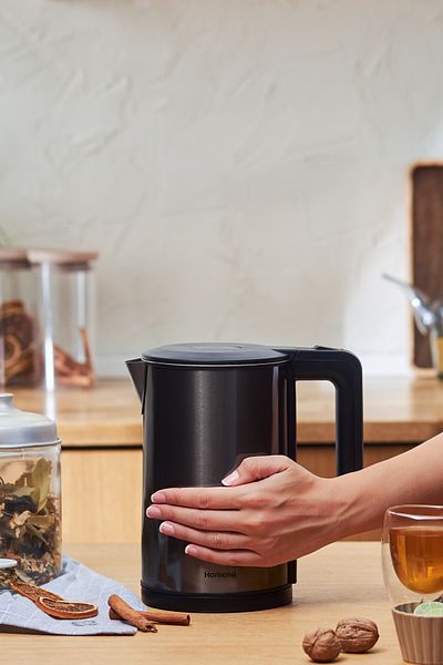 HOMEND Heatrow Cooltouch 1619H Inox Hand Burnerless Body Kettle