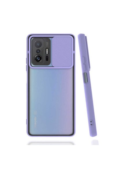 GRABONO حافظة متوافقة مع هاتف Xiaomi Mi 11T Pro 5G مع غطاء كاميرا وحماية عدسة...