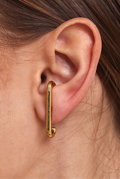 İlraysa Gold Cuff 2'li Küpe