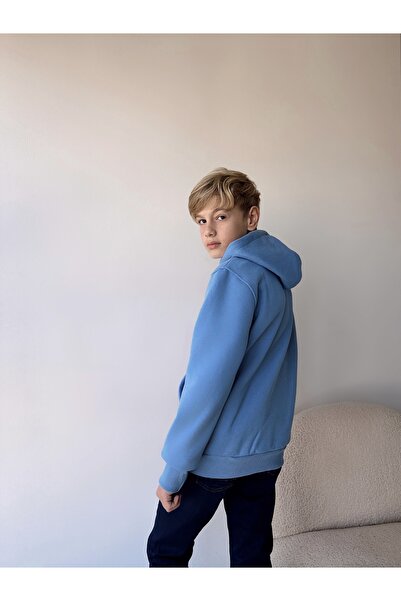 C&C OKULCUNUZ Erkek Çocuk 3 İplik Kapüşonlu Sweatshirt Hoodie