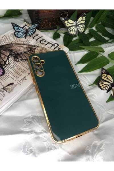 MCASERING حافظة متوافقة مع هاتف Galaxy A34 5G من السيليكون Volet بلون نابض با...