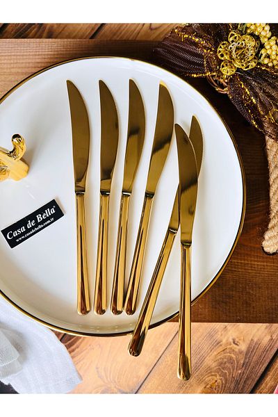 CASA DE BELLA Gold 6-Person Sweet Knife