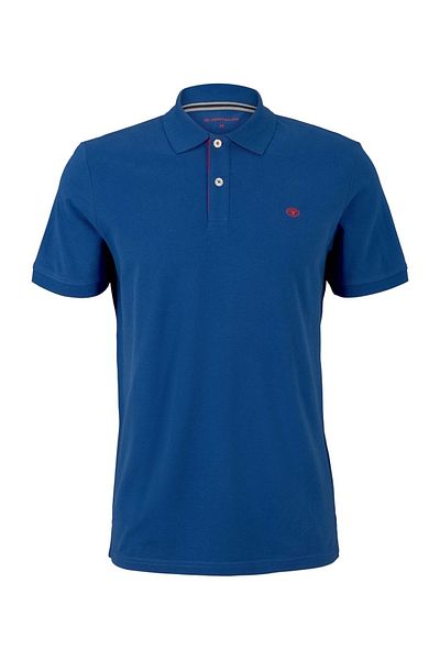 Tom Tailor Poloshirt Basic Poloshirt mit kleiner Logo-Stickerei
