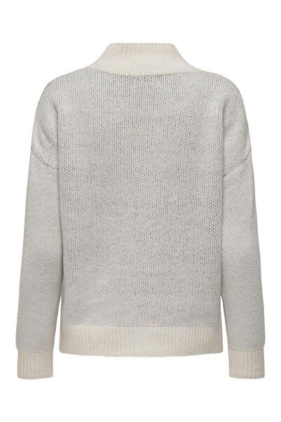 ONLY Onlviso High Collar Jaquard Strickpullover - Ls Knt