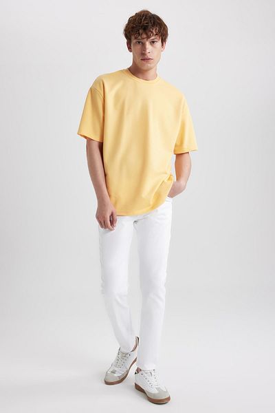 DeFacto Carlo Skinny Fit Extra Slim Fit Jeanshose mit normaler Taille und extra schmalem Bein