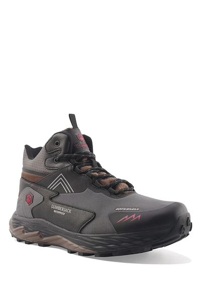 lumberjack 101386636   Burk K.γκρι-κόκκινο Ανδρικό Αδιάβροχο Outdoor