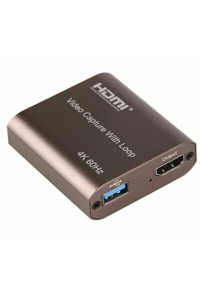 Techmaster 4k 60hz 1080p Usb 3.0 Hdmı Gamer Canlı Yayın Video Capture Kartı