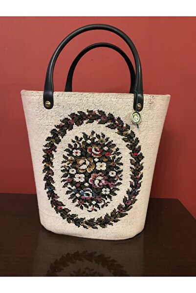 tayfuntufan antika koleksiyon Geanta Kfl de marime mare, fara manere, 30 cm i...