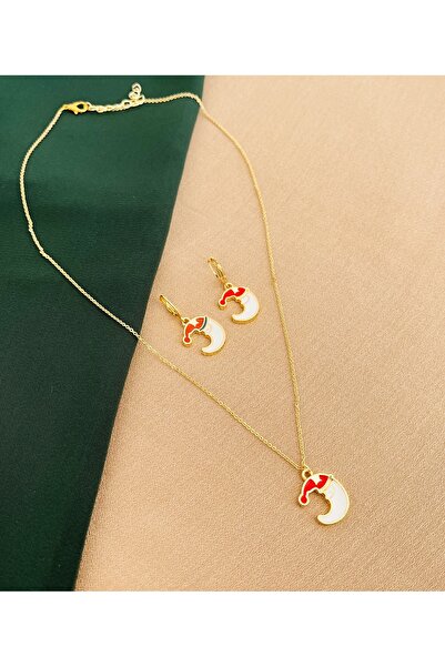 RM Bijuteri Aydede Christmas Christmas Earrings Necklace Set