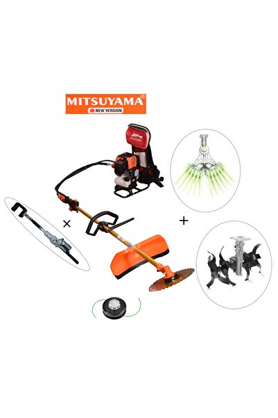Mitsuyama Japon Sırt Tırpan + Zeytin Hasat + Fındık Silkeleme + Akrep Çapa Makinesi 4.2kw 5.7hp