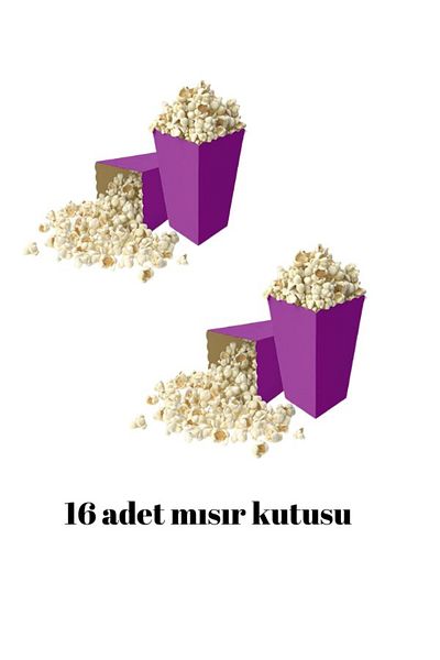 Parti Furyası علبة ذرة أرجوانية 2 عبوة