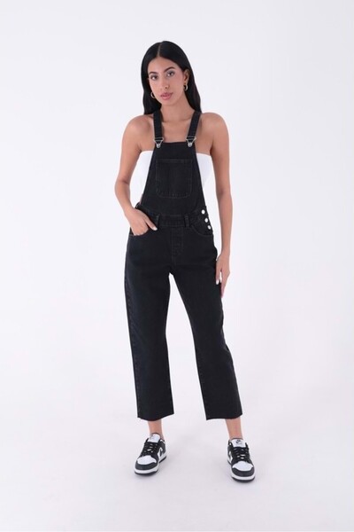 RICHMOST Side Button Detailed Decorative Pocket Unlined Mom Fit Women's Jeans...