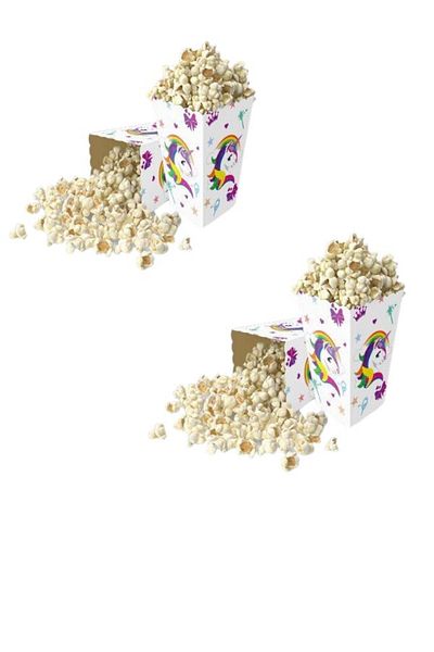 Parti Furyası Unicorn Colorful Corn Box 2 Packs