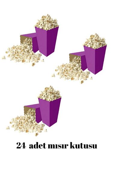 Parti Furyası علبة ذرة أرجوانية 3 عبوات