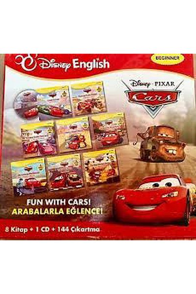 Disney English English Turkish Story Set 8 Books + 1cd +144 Stickers