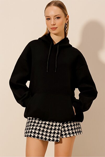 HAKKE SWEAT cu buzunar cangur cu trei fire