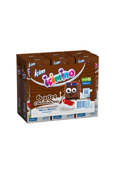 İçim Kakolu Süt 180 Ml X 6 Adet