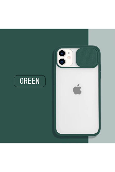 GRABONO Apple iPhone 11 Uyumlu Kılıf Kamera Kapaklı Lens Korumalı Mat Arka Ke...