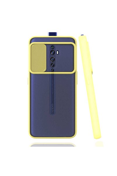 GRABONO Oppo Reno 2Z Compatible Case with Camera Cover Lens Protection Matte
